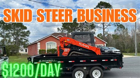 skid steer profits|start a skid steer business.